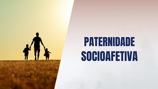 Paternidade socioafetiva [upl. by Lennad]