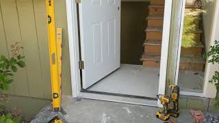 Jeld Wen Front Door Installation  Really crappy products and craftsmanship PART 1 [upl. by September]