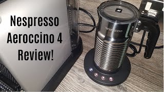 Nespresso Aeroccino 4 Milk Frother Review  Worth upgrading from the Aeroccino 3 [upl. by Guyer]