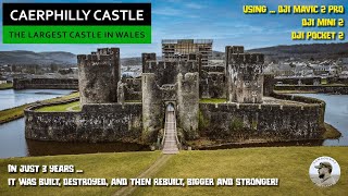 Caerphilly Castle  The Largest in Wales 2nd in Britain [upl. by Elehcor84]