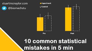 Ten Statistical Mistakes in 5 Min [upl. by Strephonn]