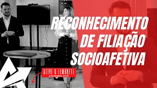 DIREITO DE FAMÍLIA Reconhecimento de filiação socioafetiva [upl. by Aysan]