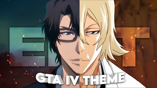 Aizen x Urahara  GTA IV Theme Edit [upl. by Henebry]